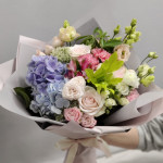 Композиция в виде сердца «Авелин» от интернет-магазина «Я люблю цветы»в Троицке